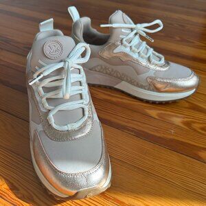 Michael Kors Sneakers - Pink, Metallic size 10